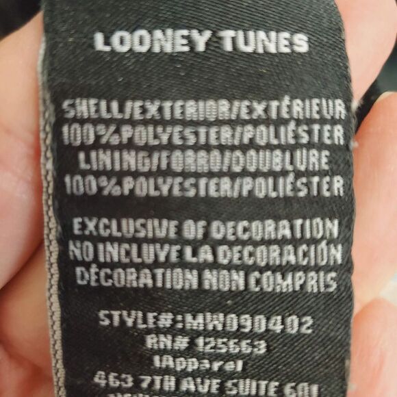 Members Only Mens size Small Looney Tune hooded Windbreaker Jacket Bugs Bunny - Picture 14 of 16